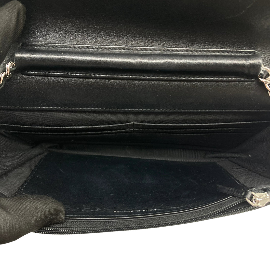 Chanel Caviar CC Wallet on Chain Leather Black (19***45)