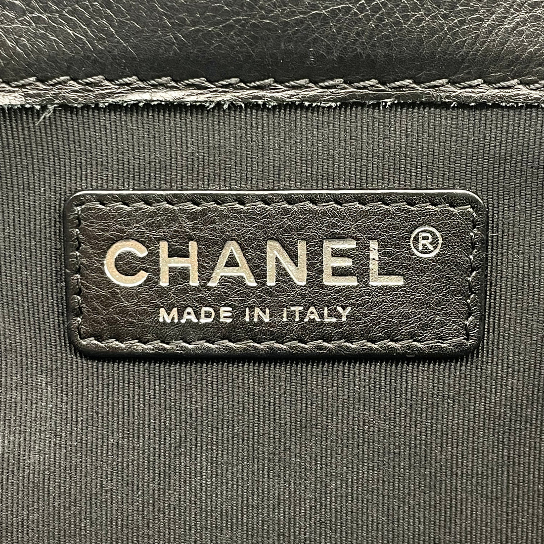 Chanel Quilted Reverso Boy Medium Black SHW (18***81)