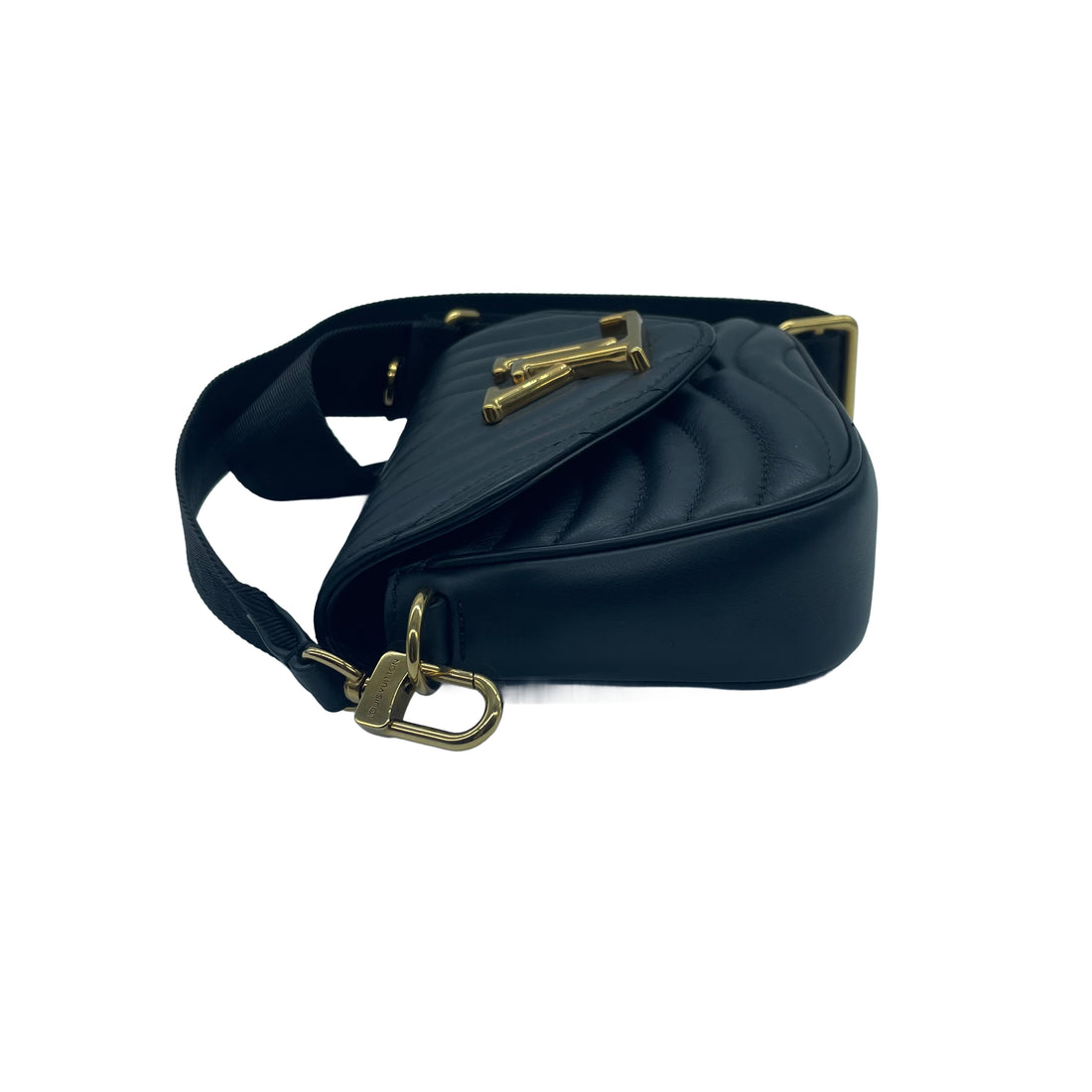 Louis Vuitton Calfskin New Wave Chain PM Smoothie black LV956