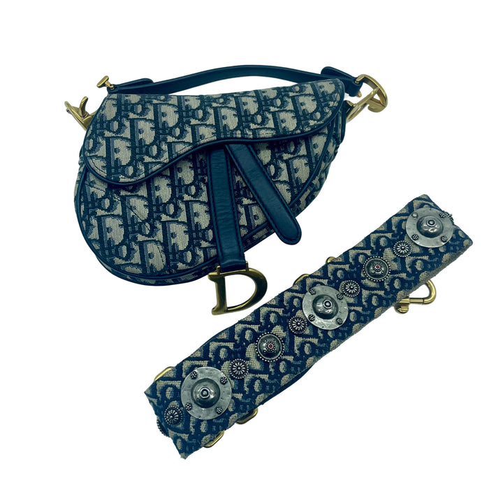 Christian Dior Oblique Mini Saddle Bag DR193