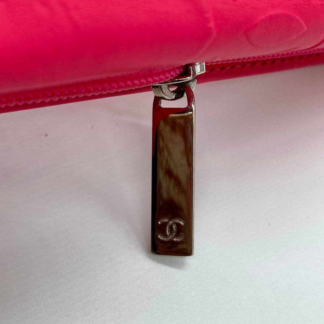 Chanel Quilted Cambon Wallet Black Pink (15***77)