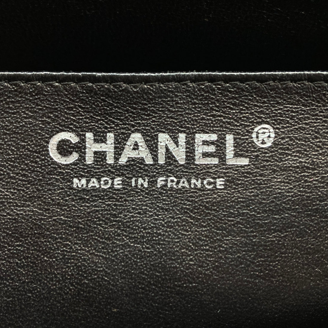 Chanel Classic Caviar Jumbo Single Flap CF Black GHW (13***96) cc419
