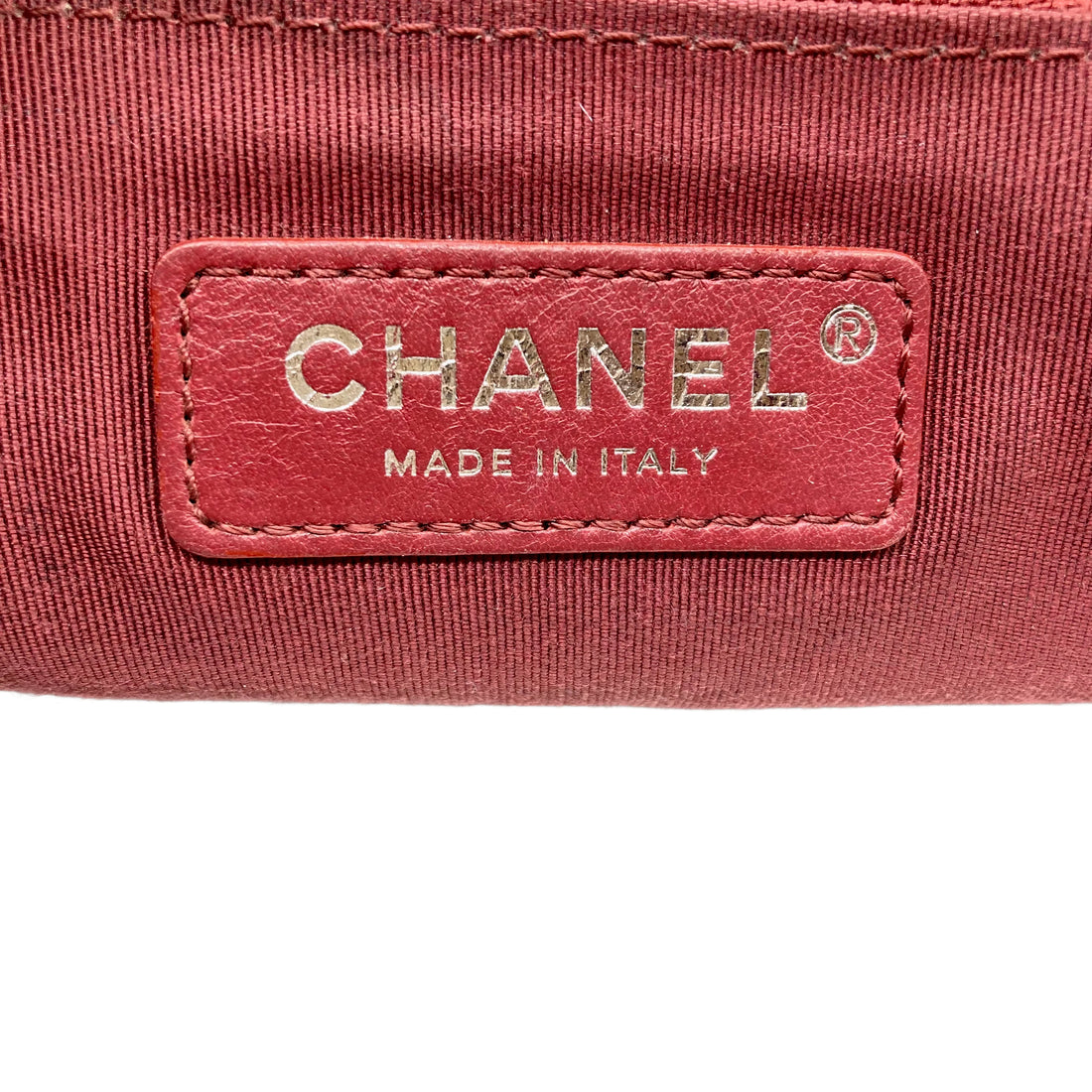 Chanel Tweed Gabrielle Medium Shoulder Bag White/Black (26***05) CC374