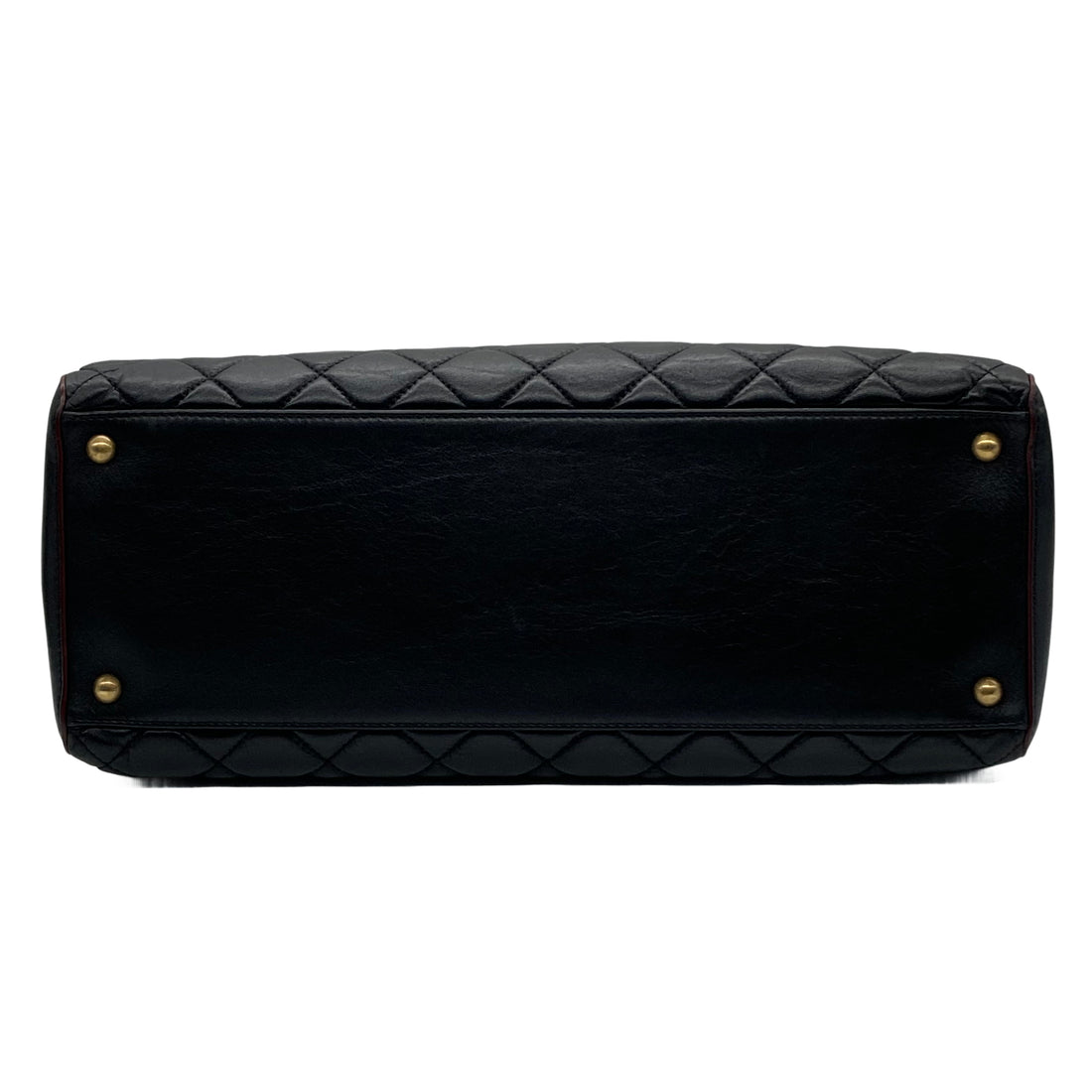 Chanel Quilted CC Perfect Edge Tote Bag Black GHW (17***93)CC396