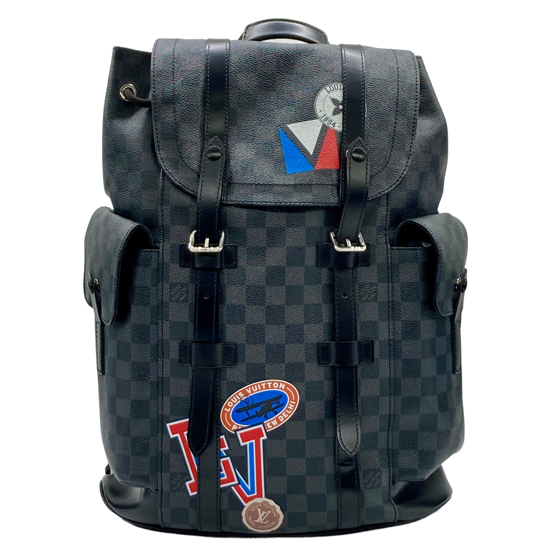 Louis Vuitton Damier Graphite Christopher Backpack Limited Edition Black  LV980