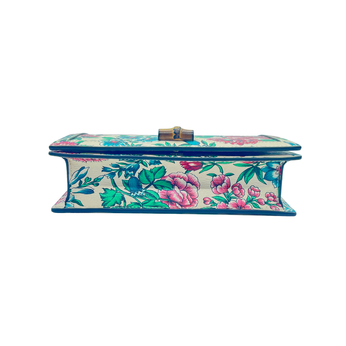Gucci Diana Mini Bamboo on Chain Floral GG347