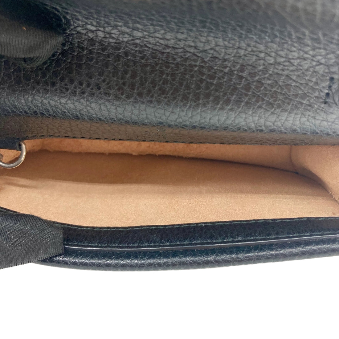 Gucci Dionysus Mini Leather Shoulder Black GG348