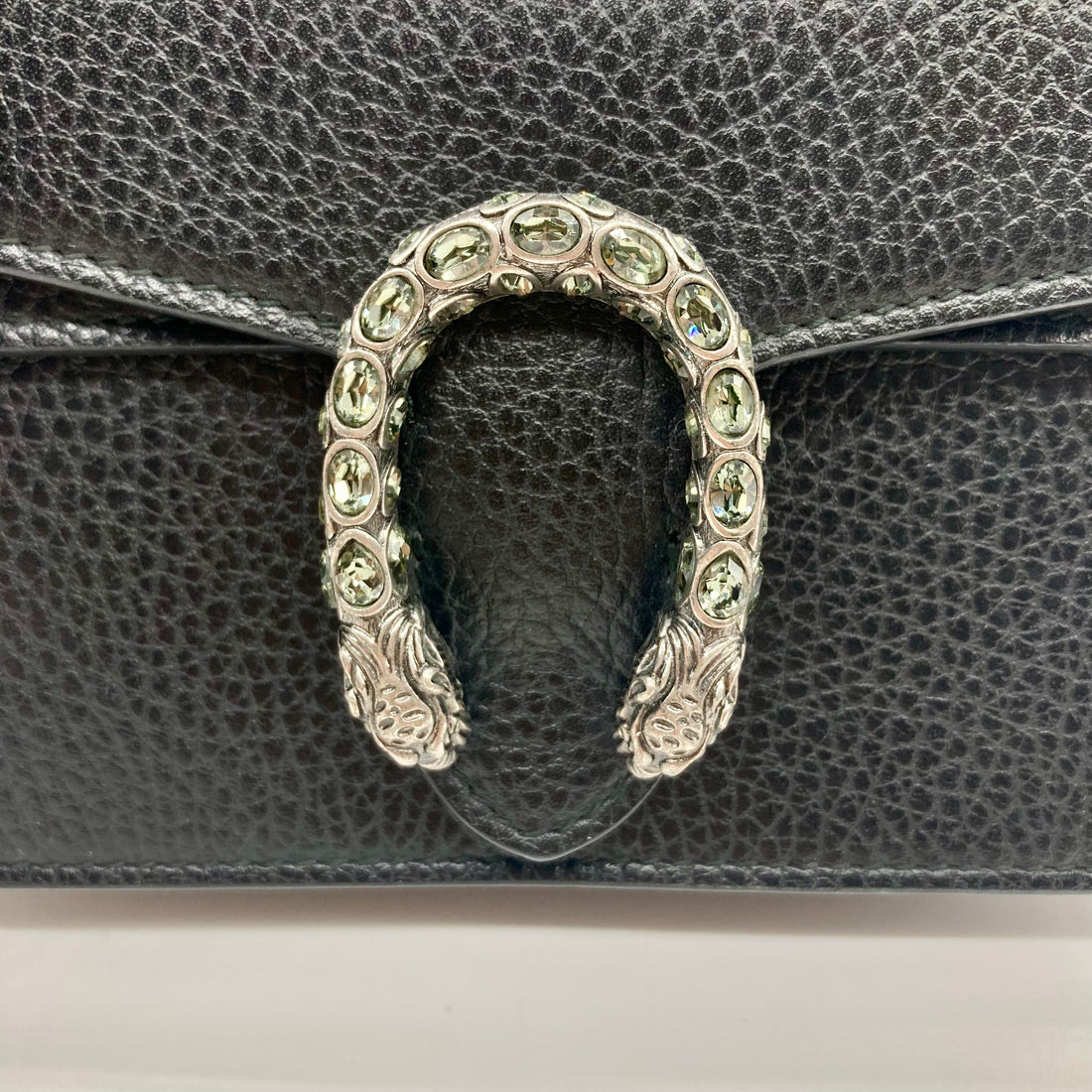 Gucci Dionysus Mini Leather Shoulder Black GG348