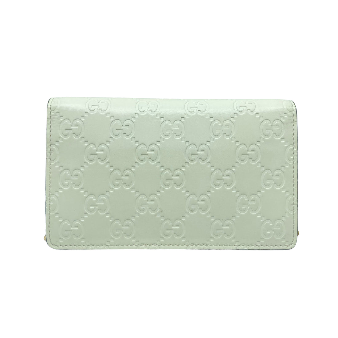 Gucci Classic Monogram Cherry WOC White GG352