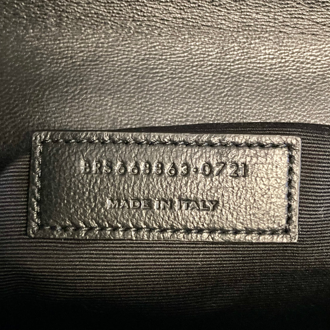 Saint Laurent Gabby Sachel Shoulder Bag Black White SL69