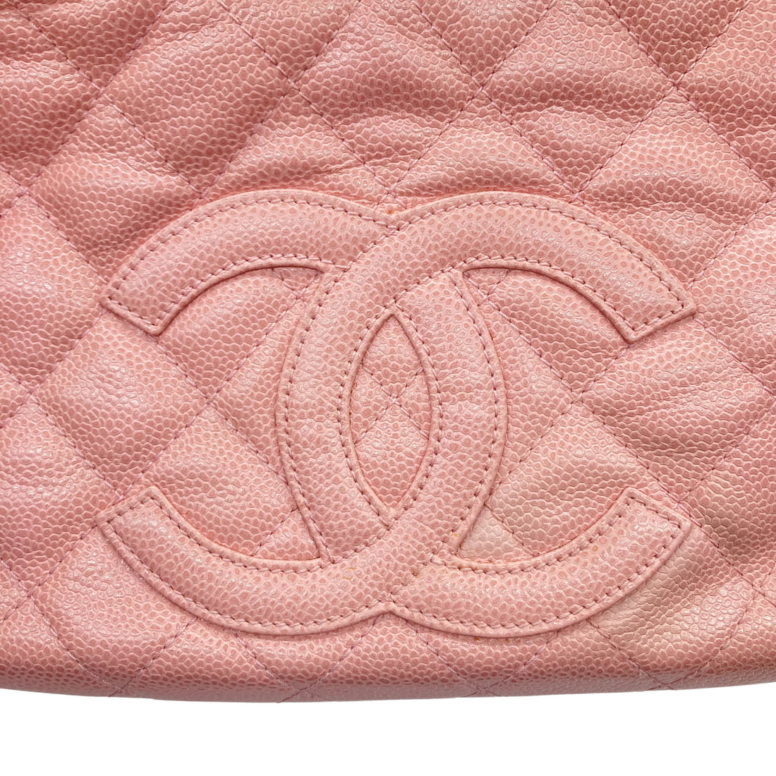 Chanel Caviar Quilted Timeless CC Shoulder Bag Pink (72***80) CC403