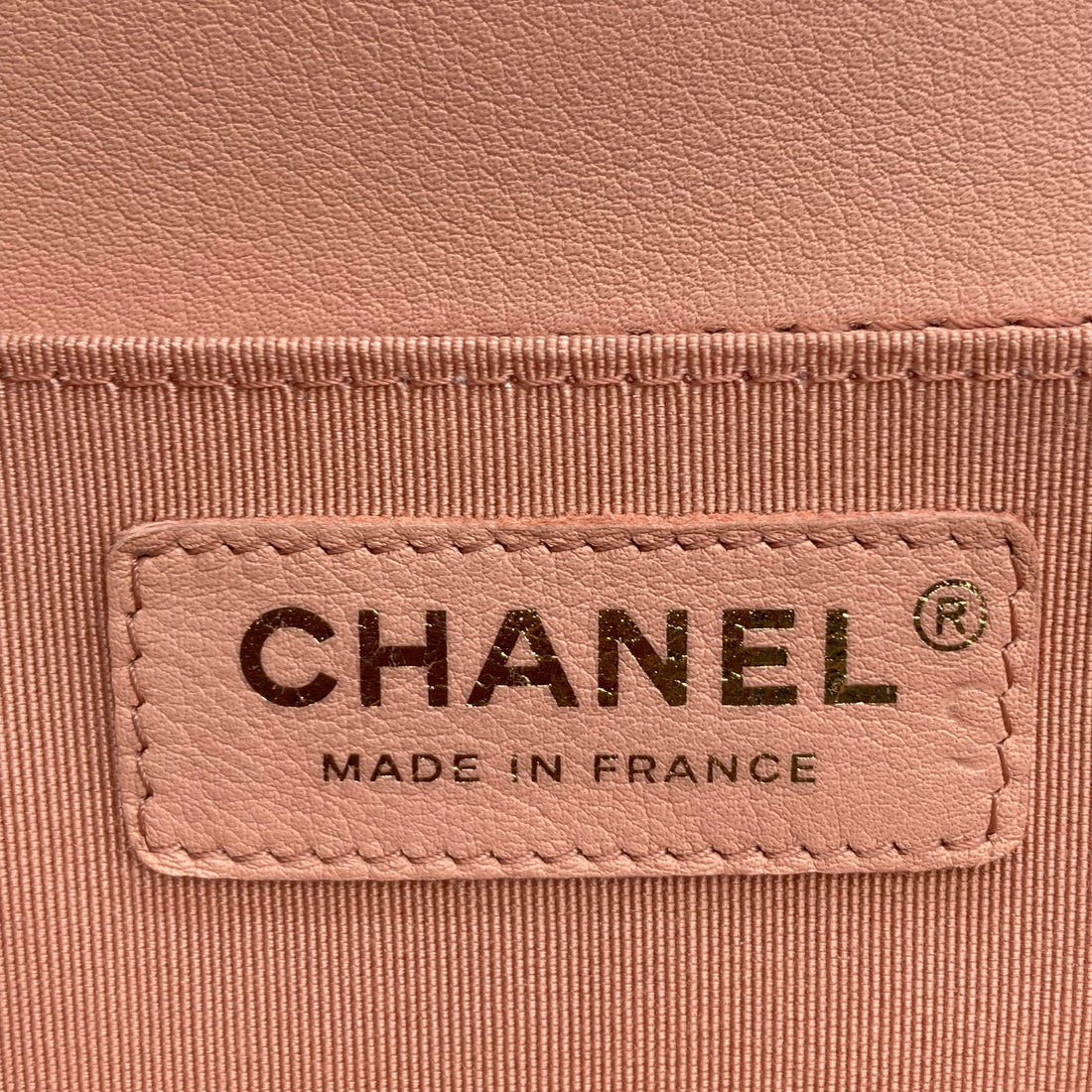 Chanel Medium Chevron Lambskin Boy Flap Pink CC400