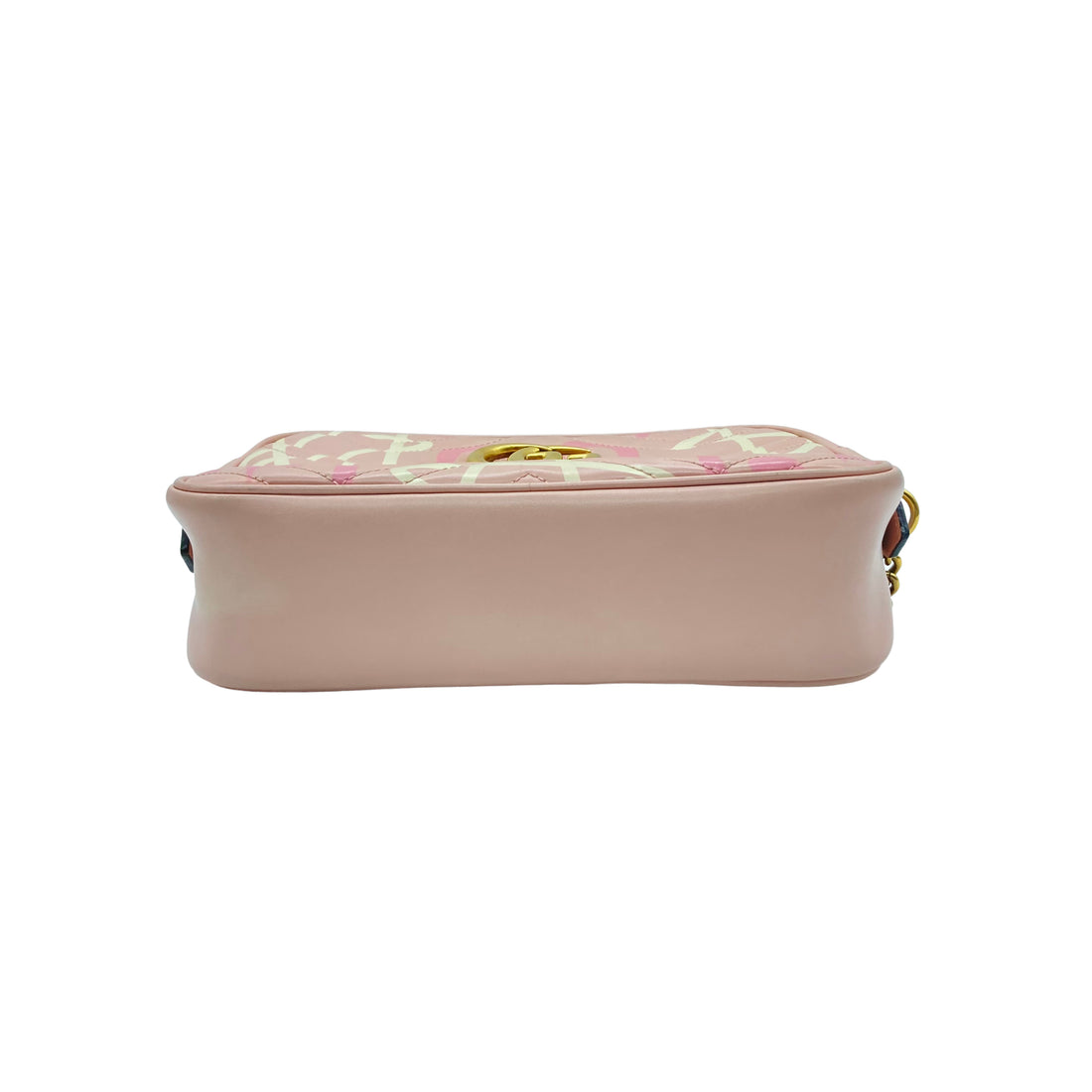 Gucci Matelasse Calfskin Matelasse GG Marmont Chain Pink GG350