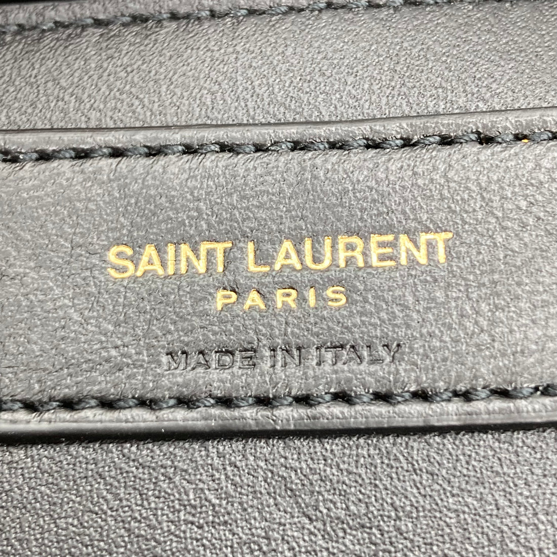 Saint Laurent Lambskin Quilted Monogram Nolita Black Mini SL86