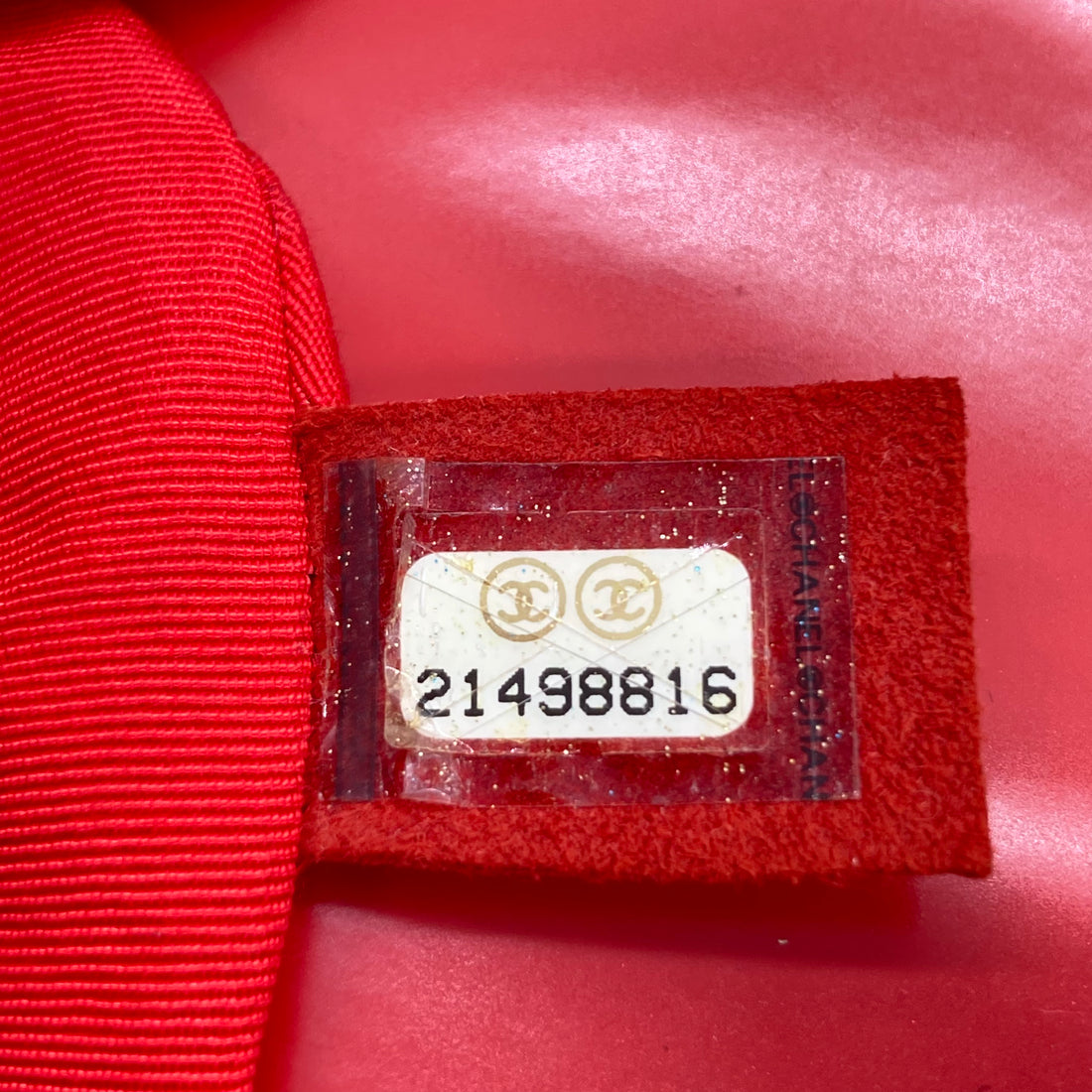 Chanel Original Boy Patent Leather Red (21***16) CC432