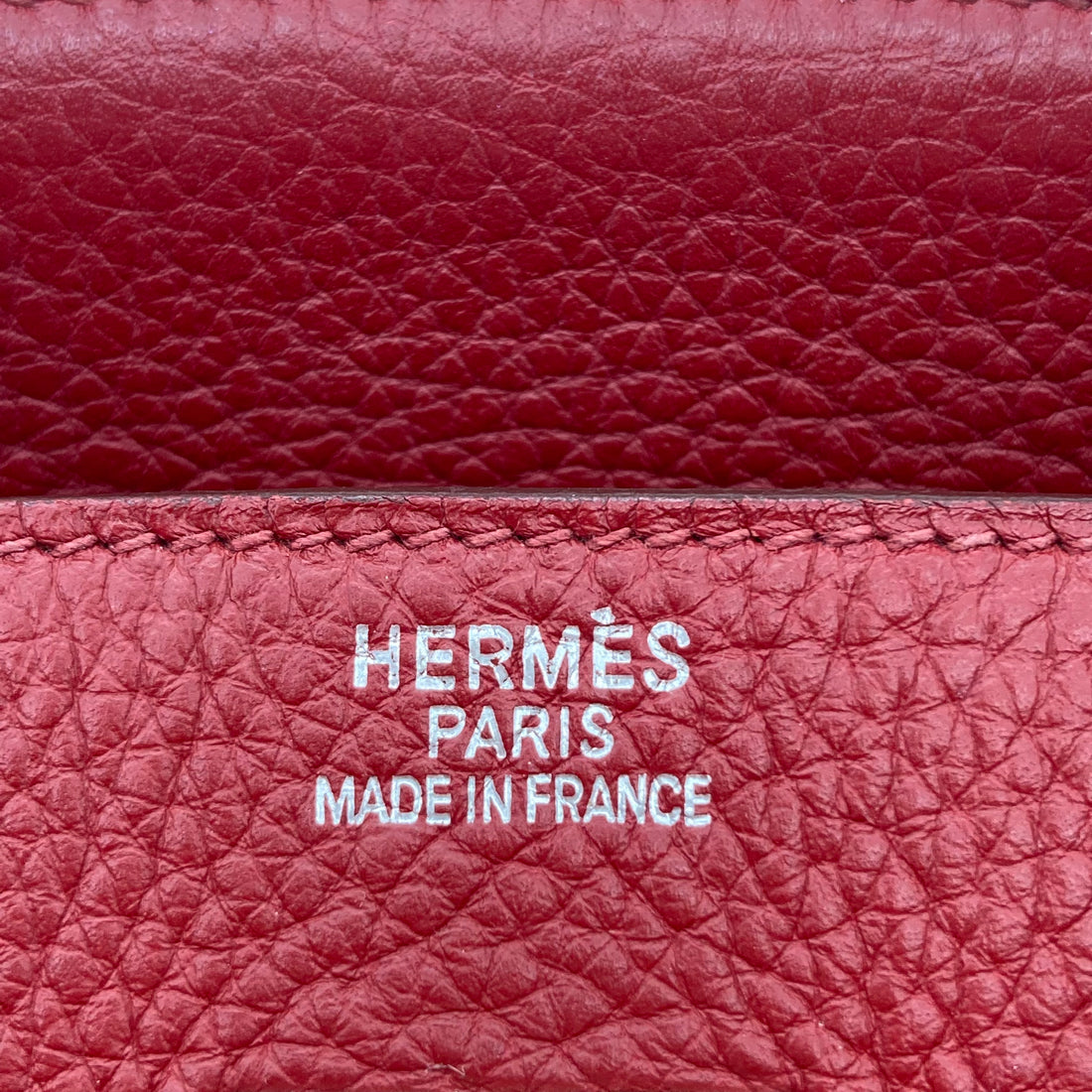 Hermes Birkin Togo 35 Rouge Palladium Hardware Square J Year 2006