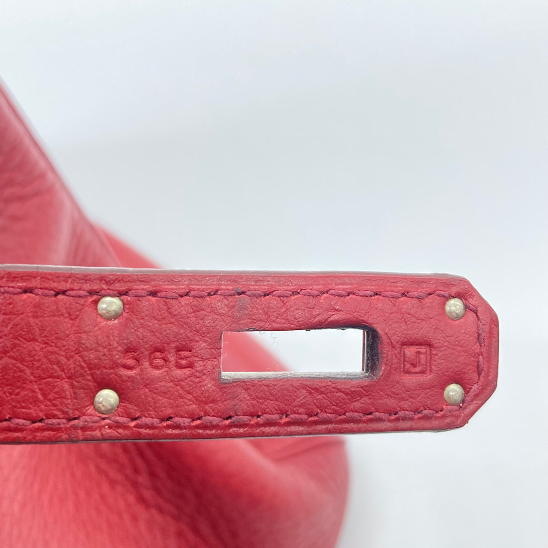 Hermes Birkin Togo 35 Rouge Palladium Hardware Square J Year 2006