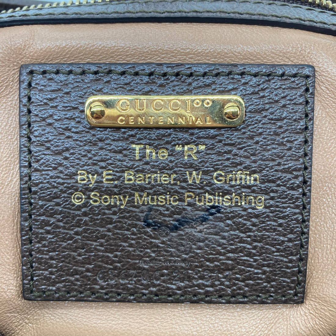 Gucci Jackie 1961 Small Music Hobo Bag Brown GG371