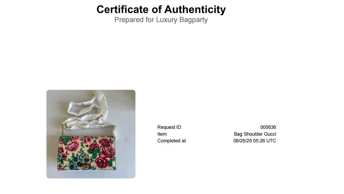 Gucci Diana Mini Bamboo on Chain Floral GG347