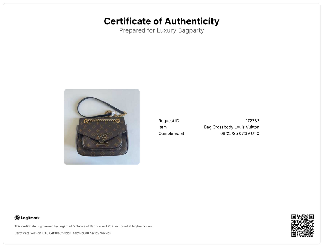 Louis Vuitton Classic Passy Monogram Black Hardware LV981