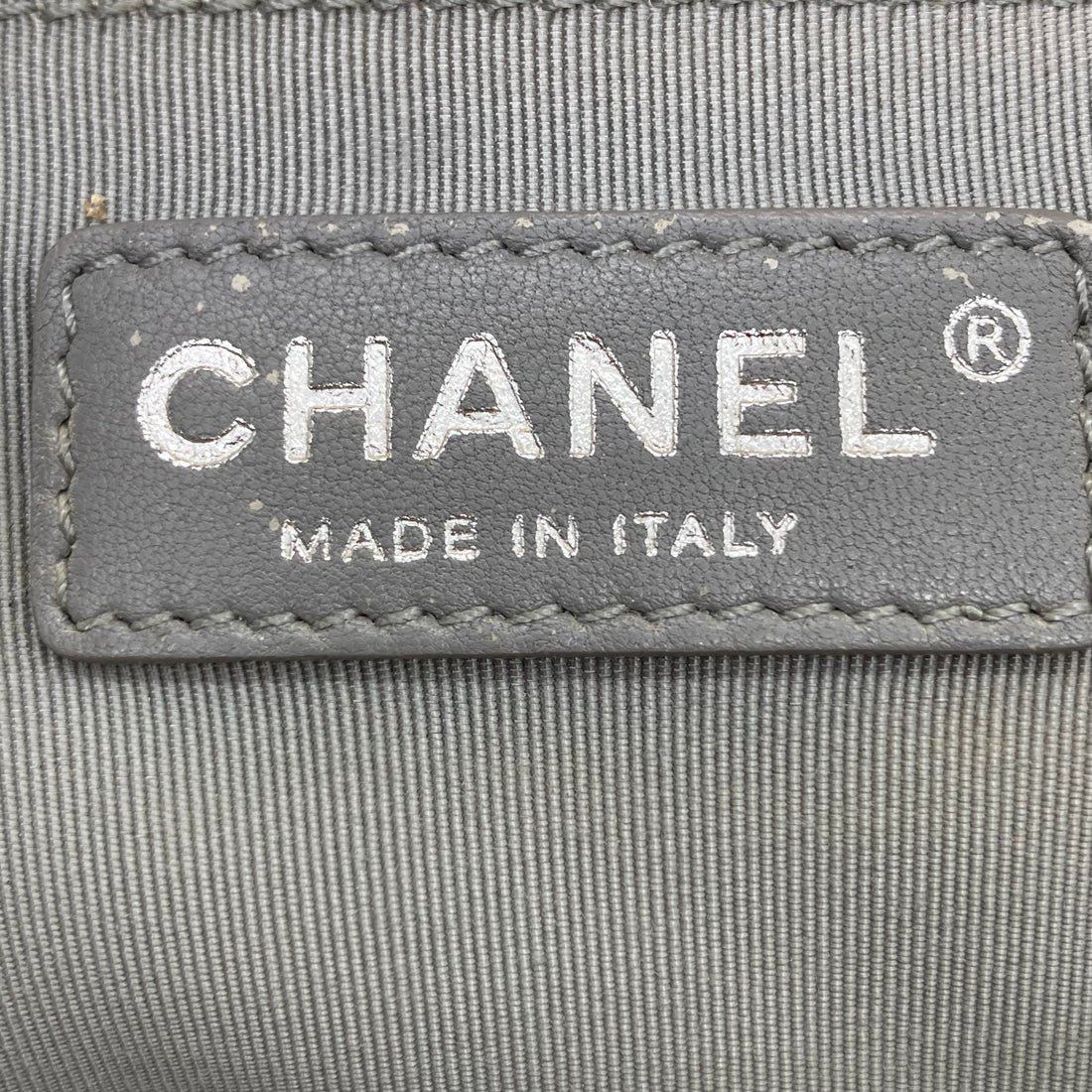 Chanel Quilted Lambskin Medium Boy Beige/Black (16***95) CC446