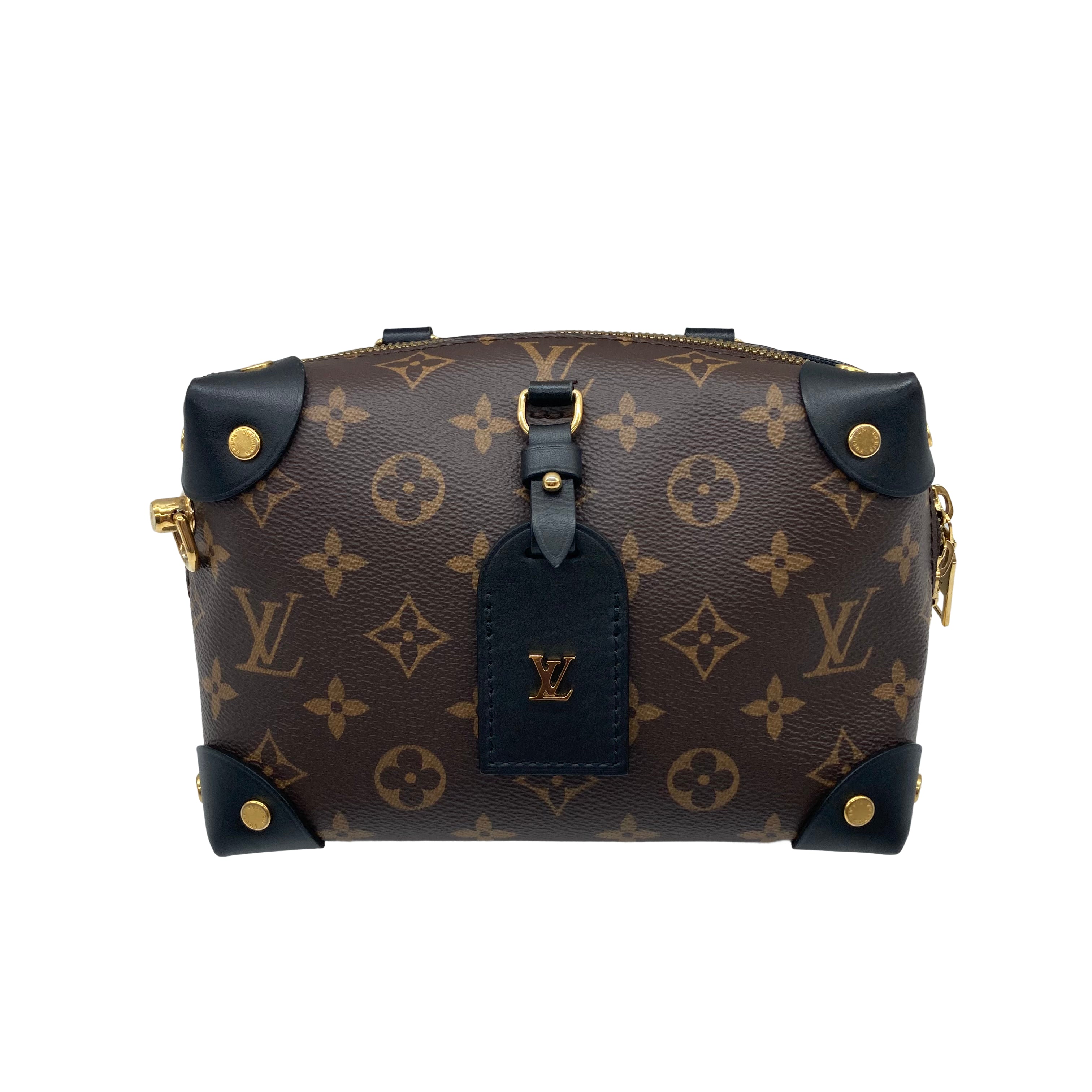 Louis Vuitton Souple Petite Malle Monogram Handbag TR4210 LV1007