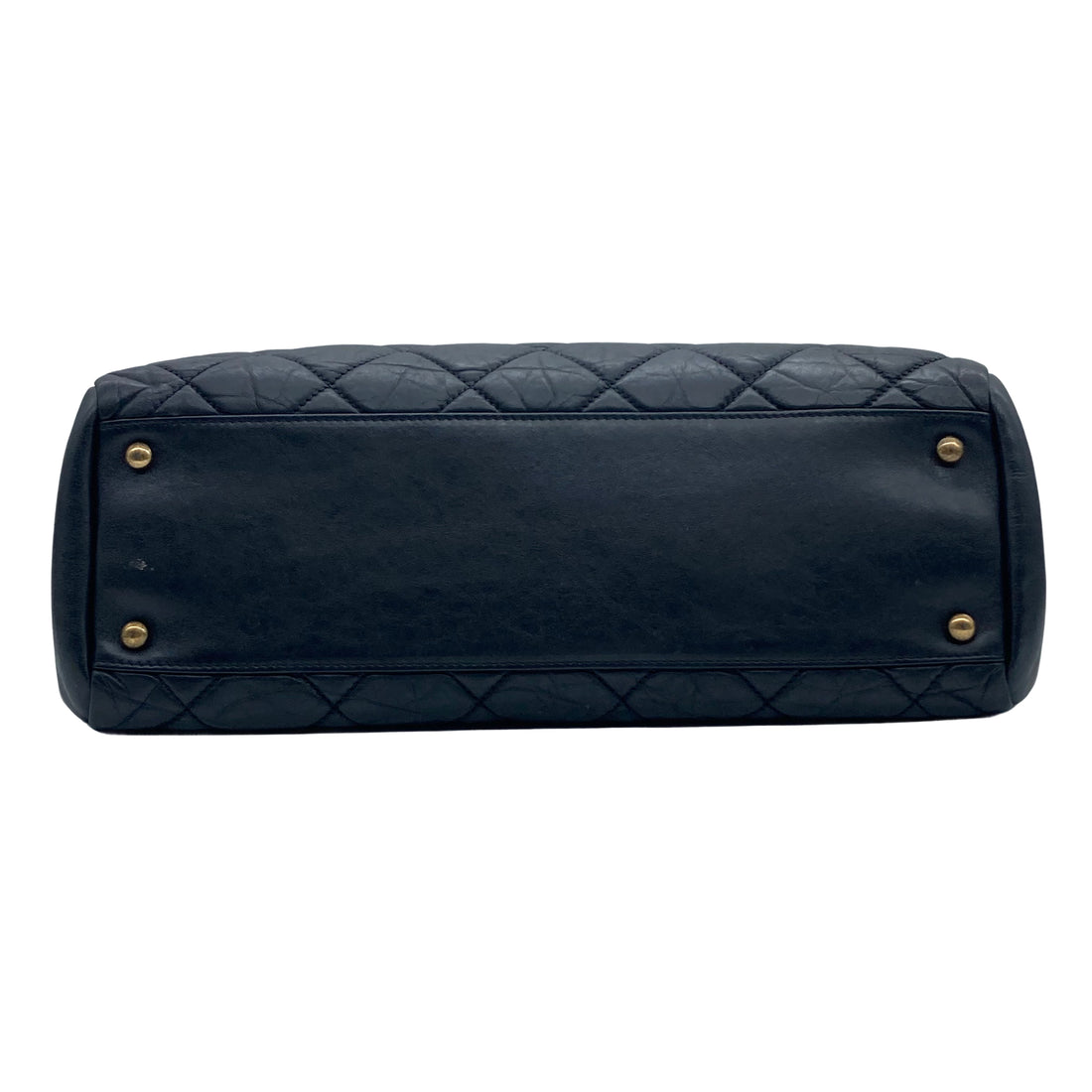 Chanel Crumpled Calfskin Tote Bag Black GHW Shell ( 16***92) CC442