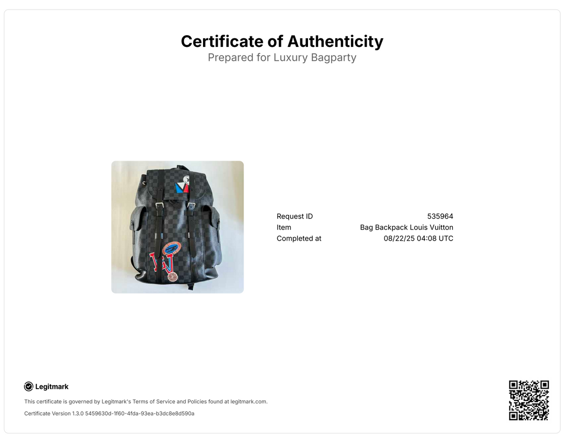 Louis Vuitton Damier Graphite Christopher Backpack Limited Edition Black  LV980