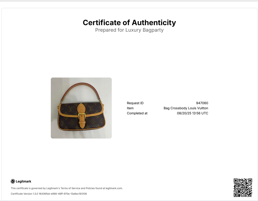 Louis Vuitton Classic Monorgam Diane Nano Shoulder Bag (MSRP 2110) LV984
