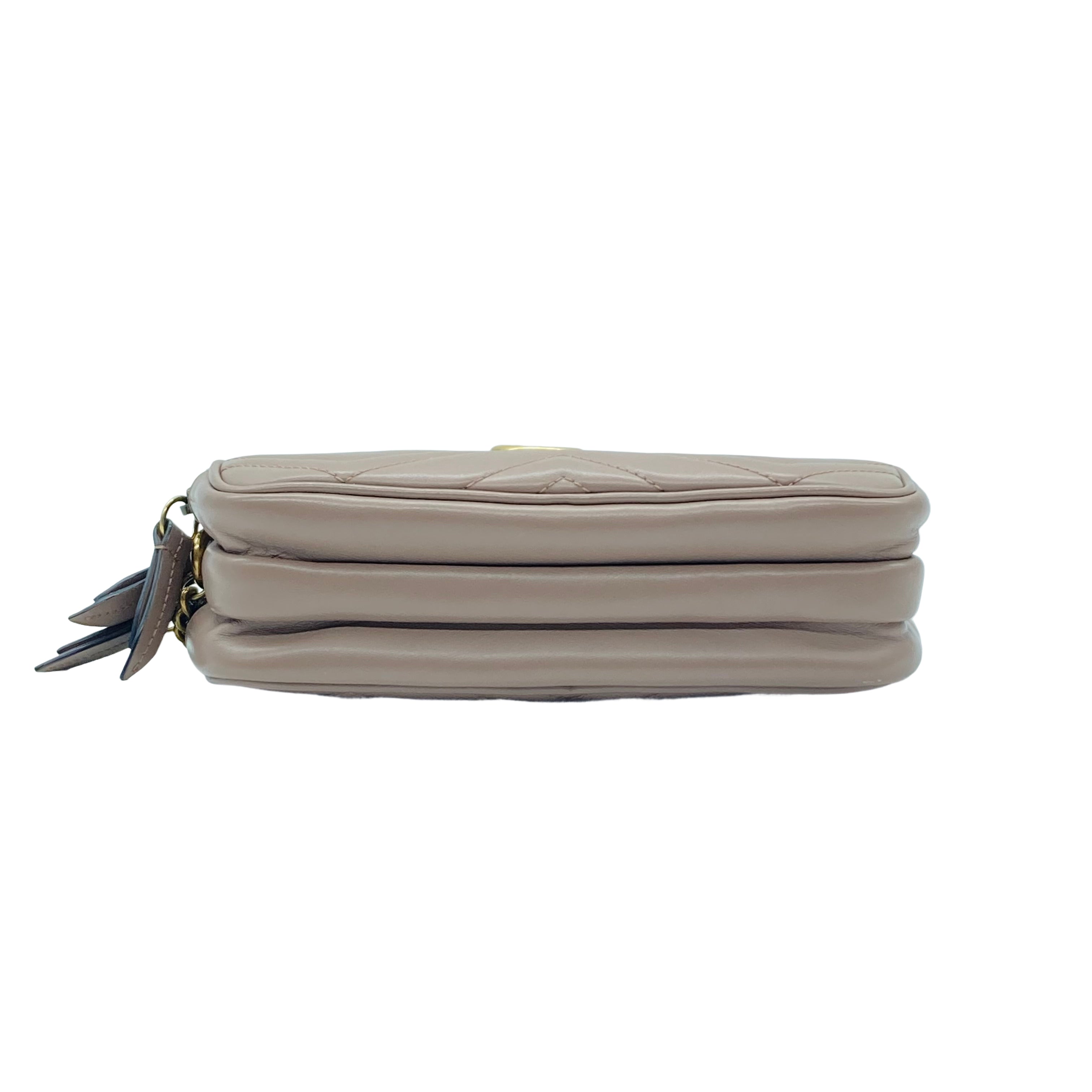 Gucci Mini GG Marmont Shoulder Bag Beige GG368