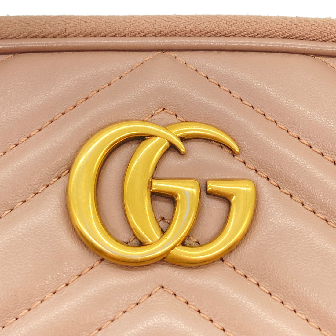 Gucci Mini GG Marmont Shoulder Bag Beige GG368