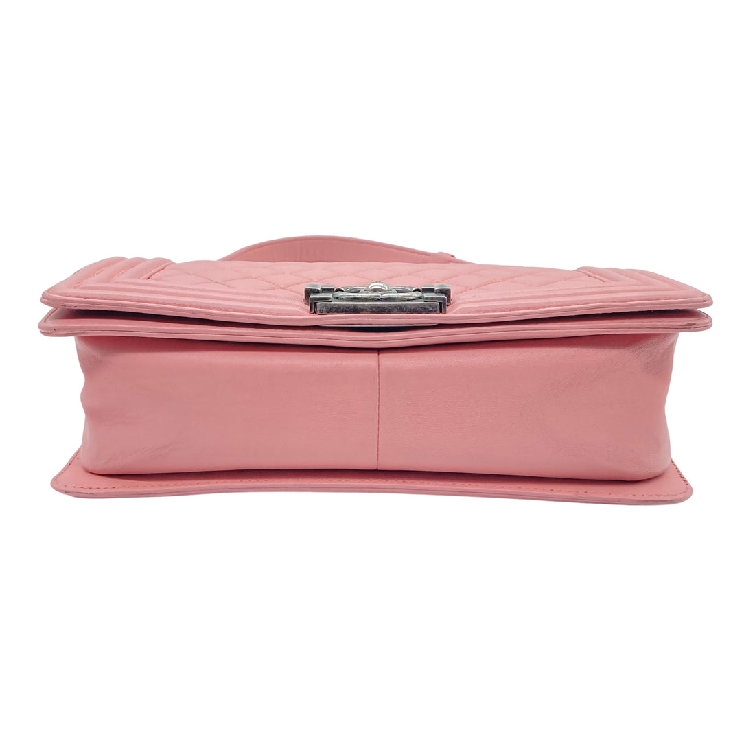 Chanel Quilted Lambskin Medium Flap Boy Pink（20***49）CC475