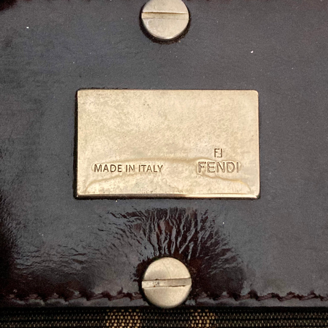Fendi Mia Canvas Tote Bag with Chain FF41