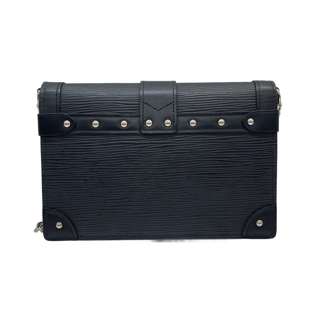 Louis Vuitton Pochette Trunk Epi Shoulder Bag Black SP1129 LV1056