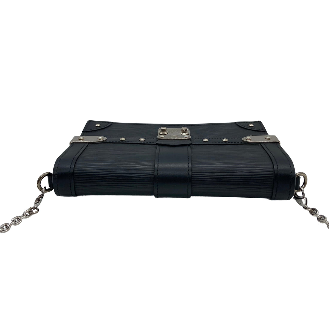 Louis Vuitton Pochette Trunk Epi Shoulder Bag Black SP1129 LV1056
