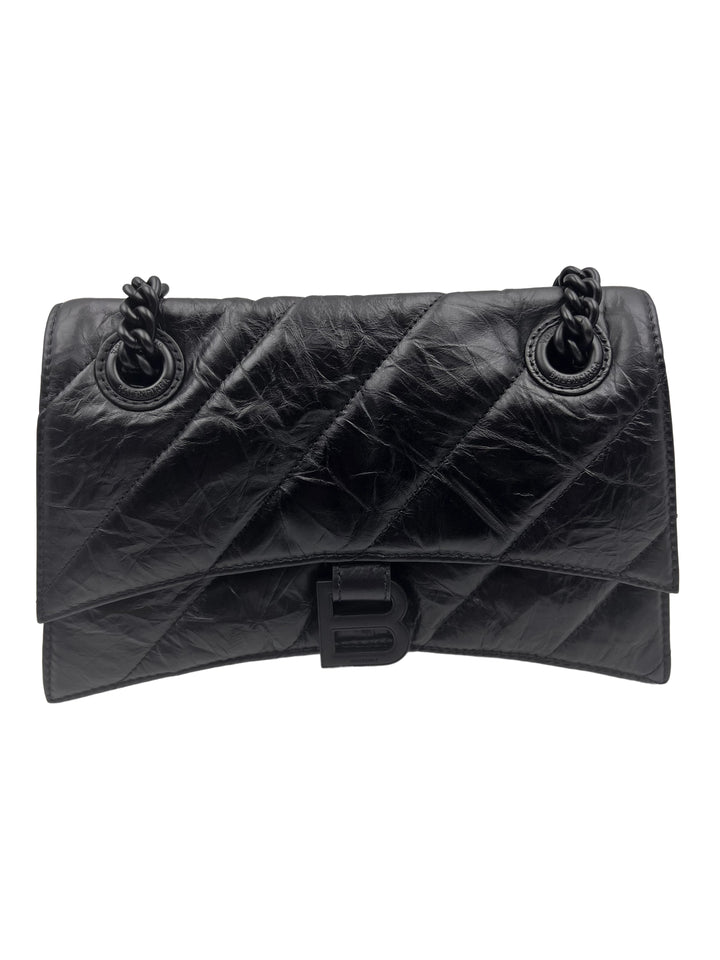 Balenciaga Crush Small Chain Bag Quilted BB28