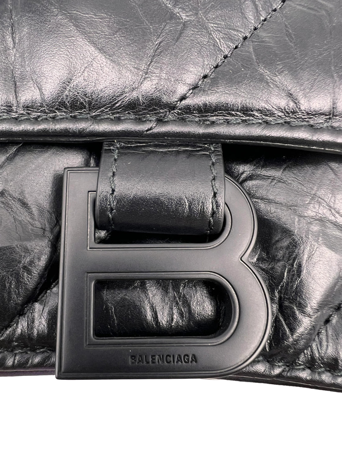 Balenciaga Crush Small Chain Bag Quilted BB28