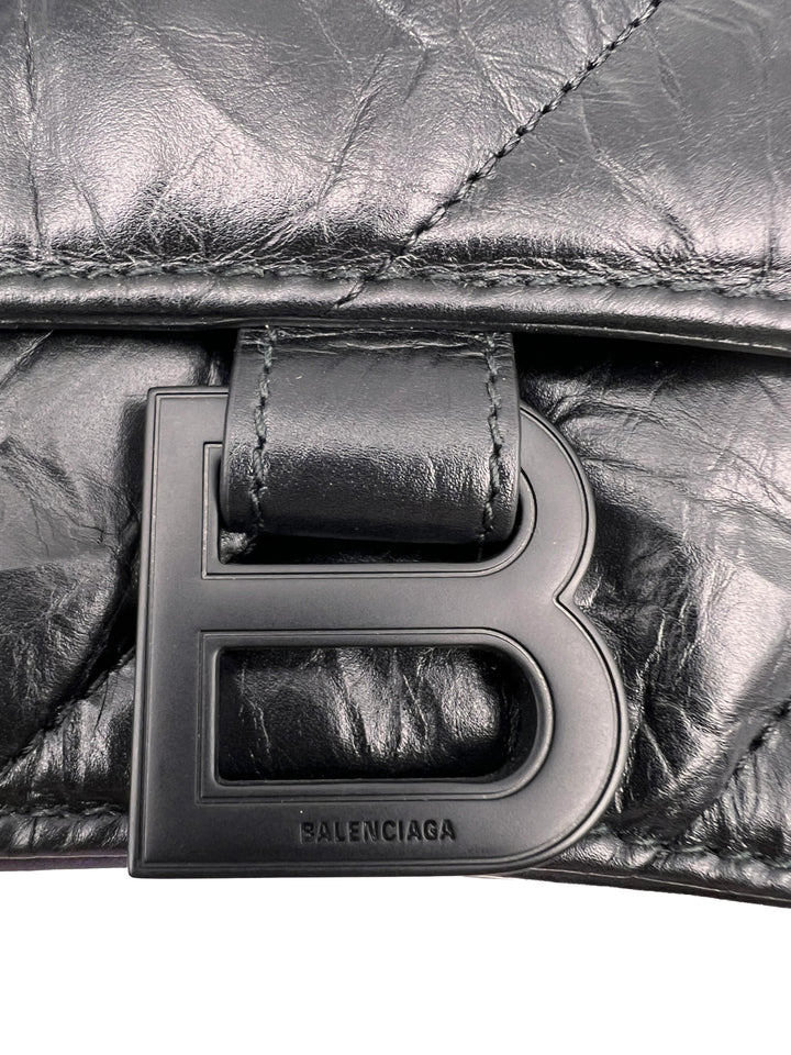 Balenciaga Crush Small Chain Bag Quilted BB28