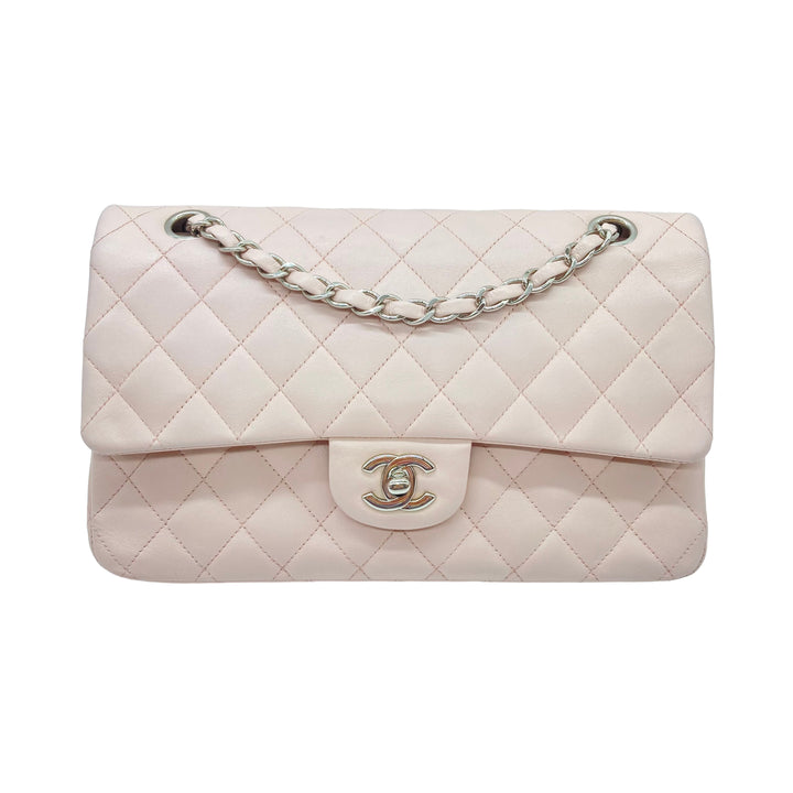 Chanel Quilted Calfskin Classic Double Flap Pink (14***59) CC556