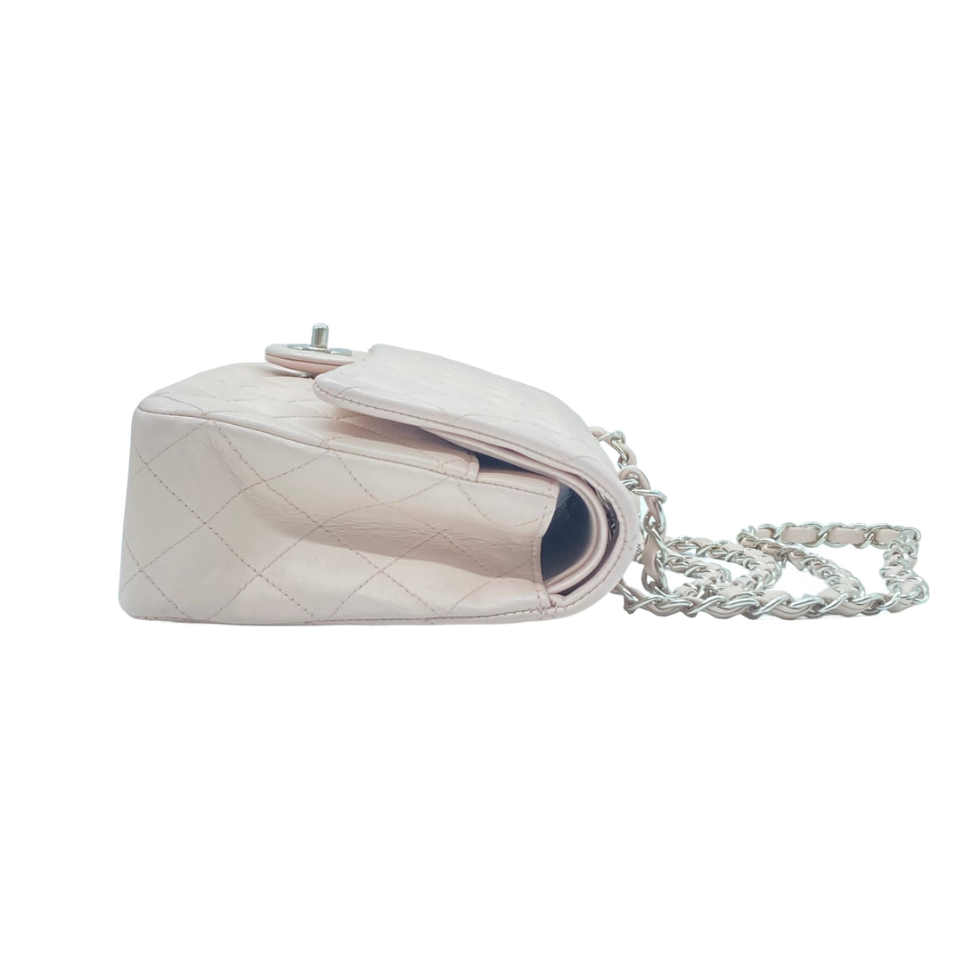 Chanel Quilted Calfskin Classic Double Flap Pink (14***59) CC556