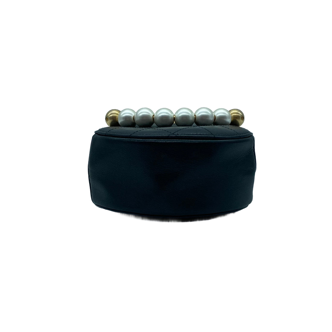 Chanel Pearl Mini Round Bag Black (29***54) CC588