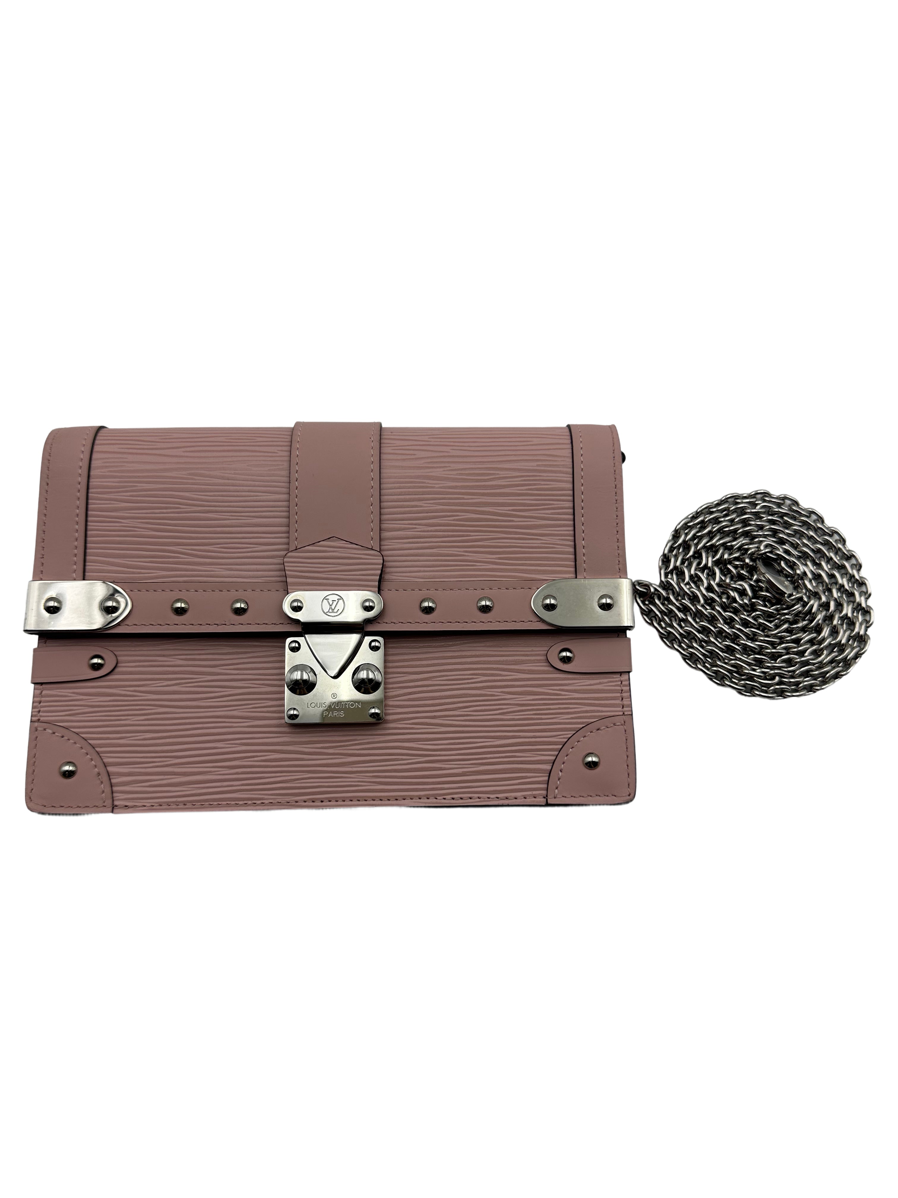 Louis Vuitton Ballerine Epi Trunk Wallet On Chain Pink lv1163