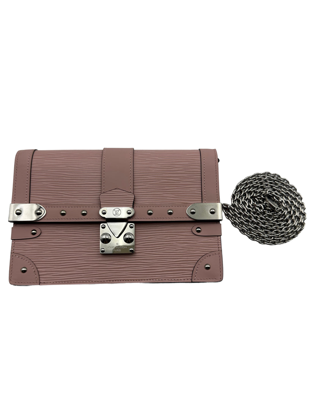 Louis Vuitton Ballerine Epi Trunk Wallet On Chain Pink lv1163
