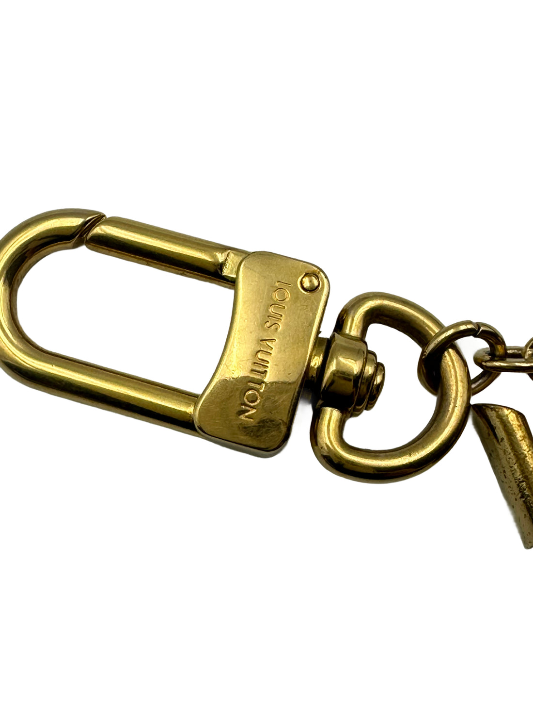 Louis Vuitton Calfskin Monogram Pig Bag Charm Key Holder