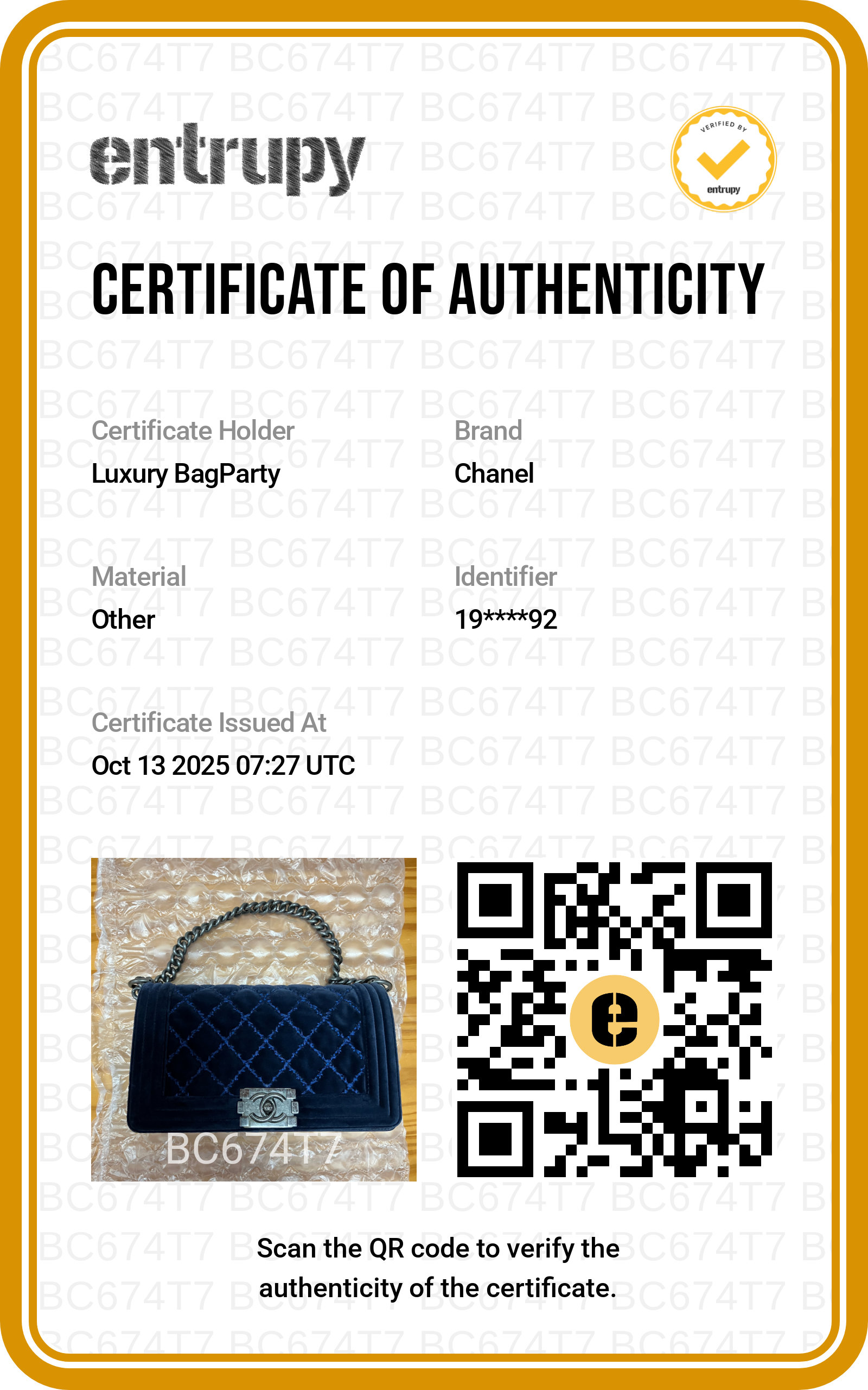 Chanel Stitch Quilted Velvet Medium Flap Boy Blue (19***92) CC593