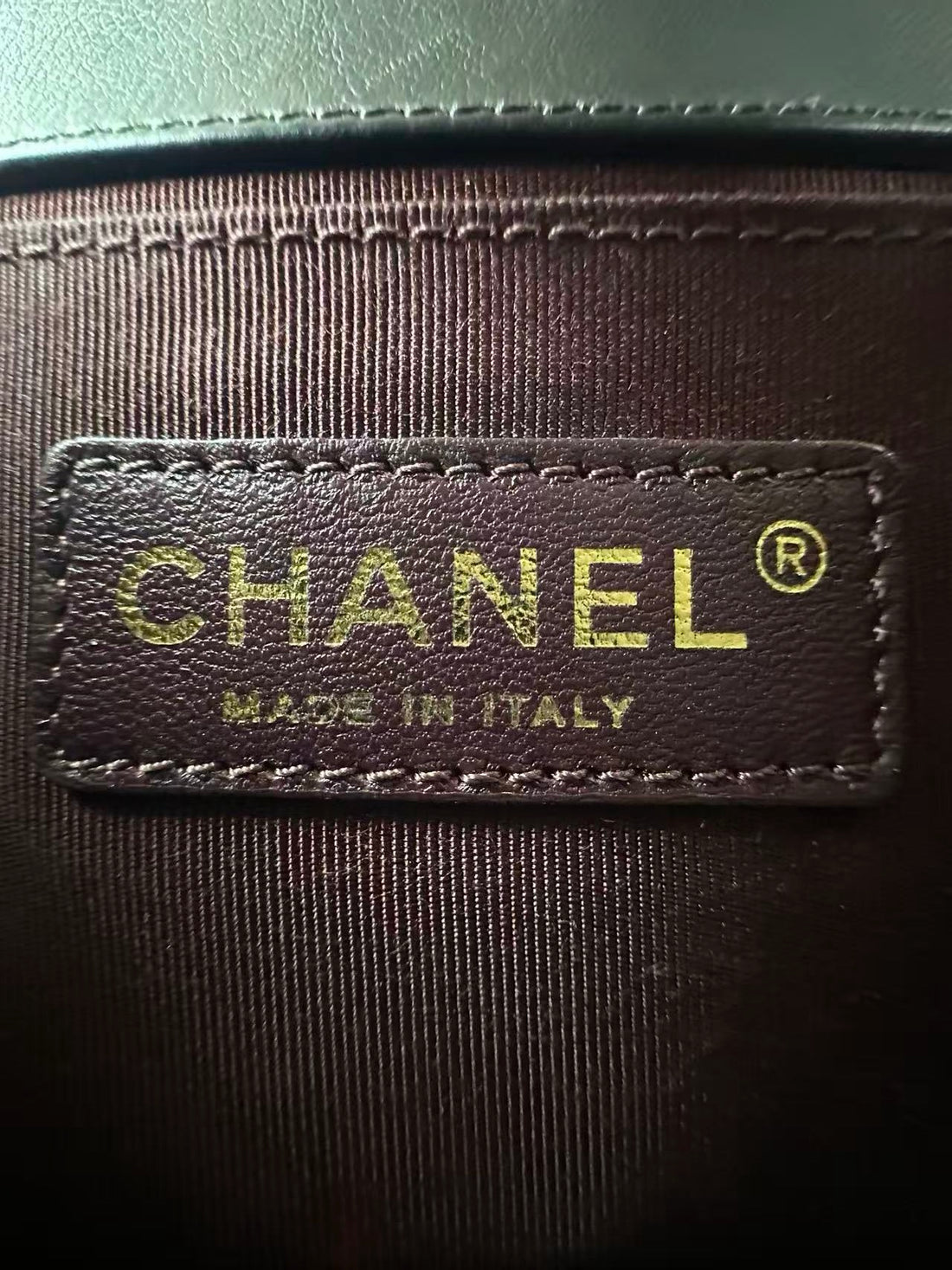 Chanel Horse Fur Small Flap Boy Black CC580