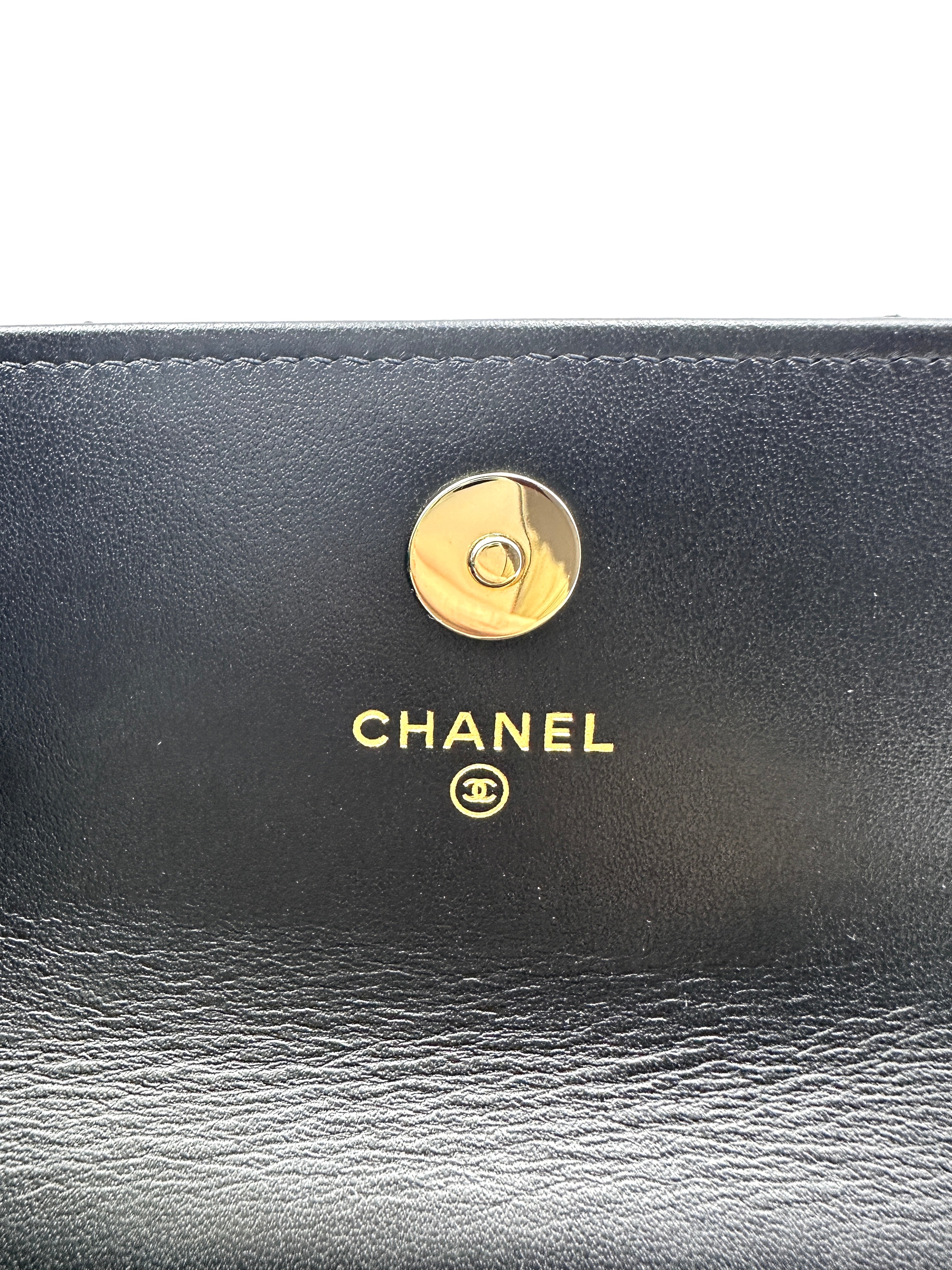 Chanel Quilted leather Pearl Chain Mini Bag Flap (30***16) cc685