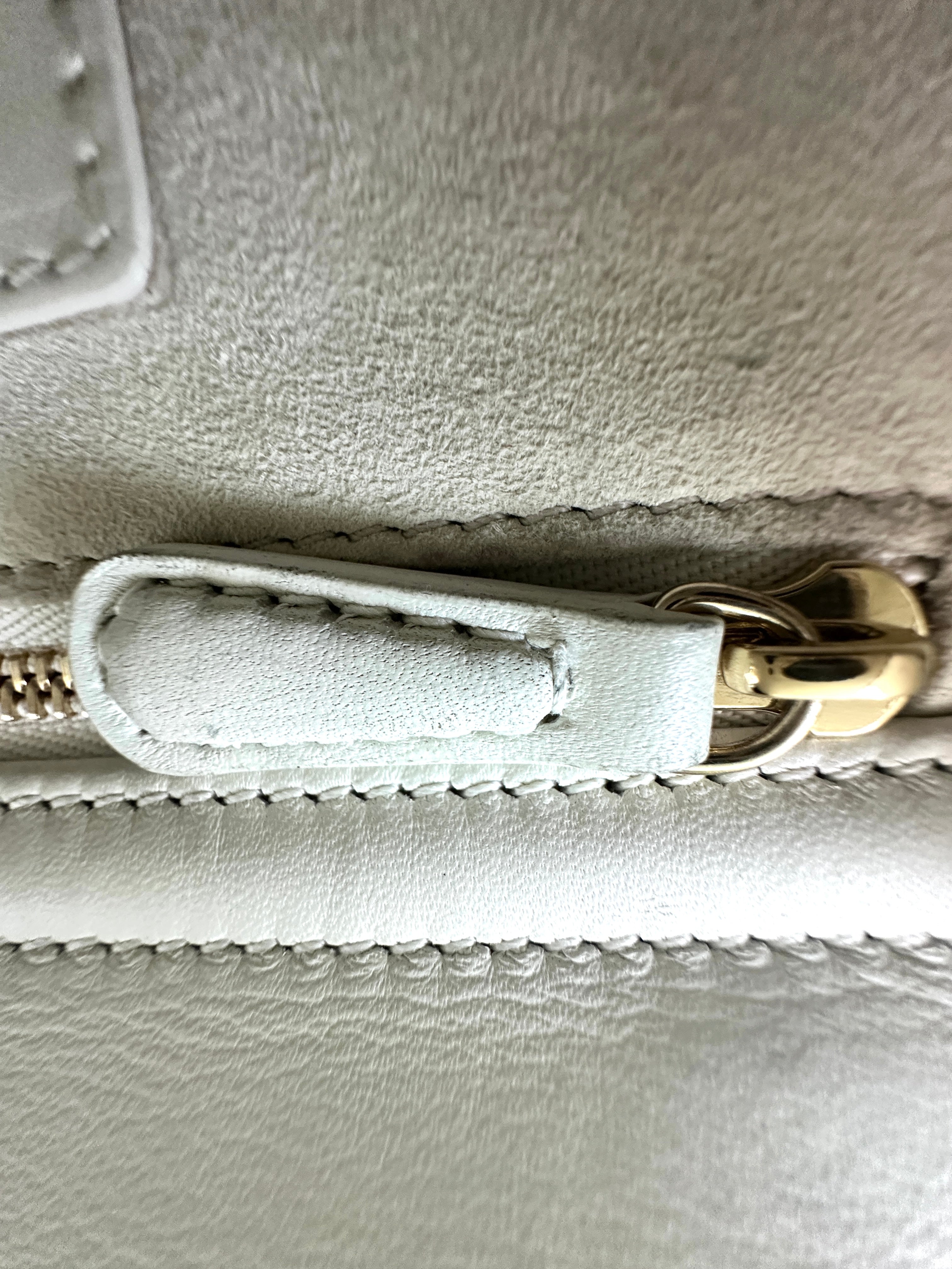 Christian Dior Lady Dior Small Clover Embroidered White DR258