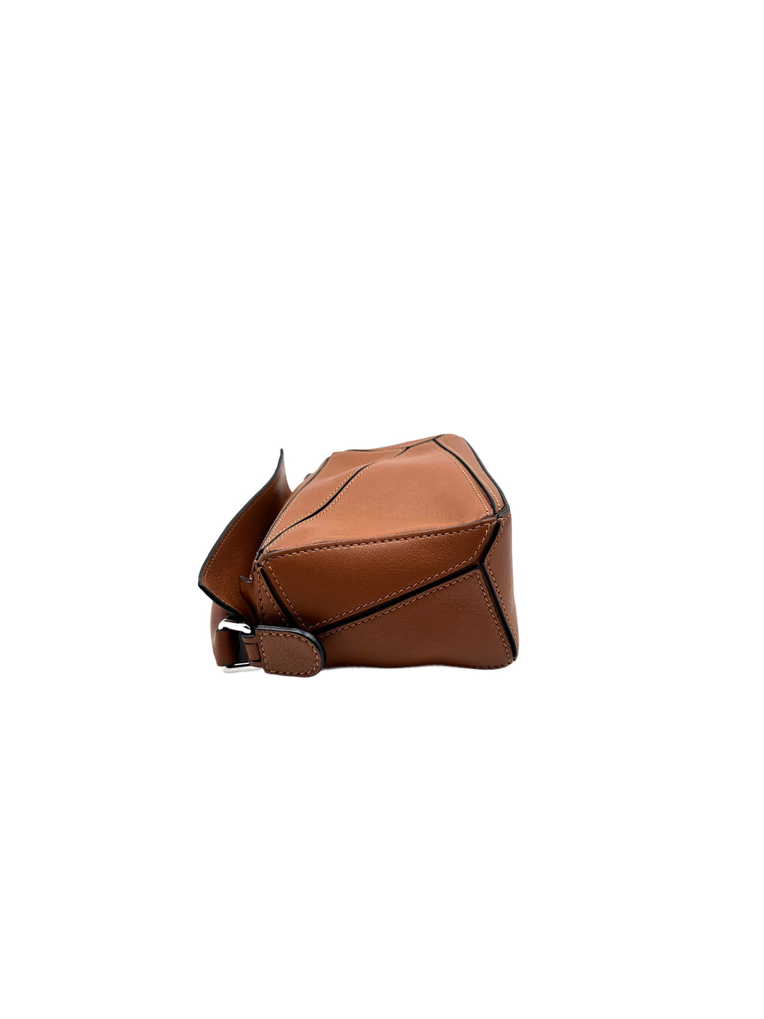 Loewe Puzzle Mini Calfskin Bag Brown  LW26