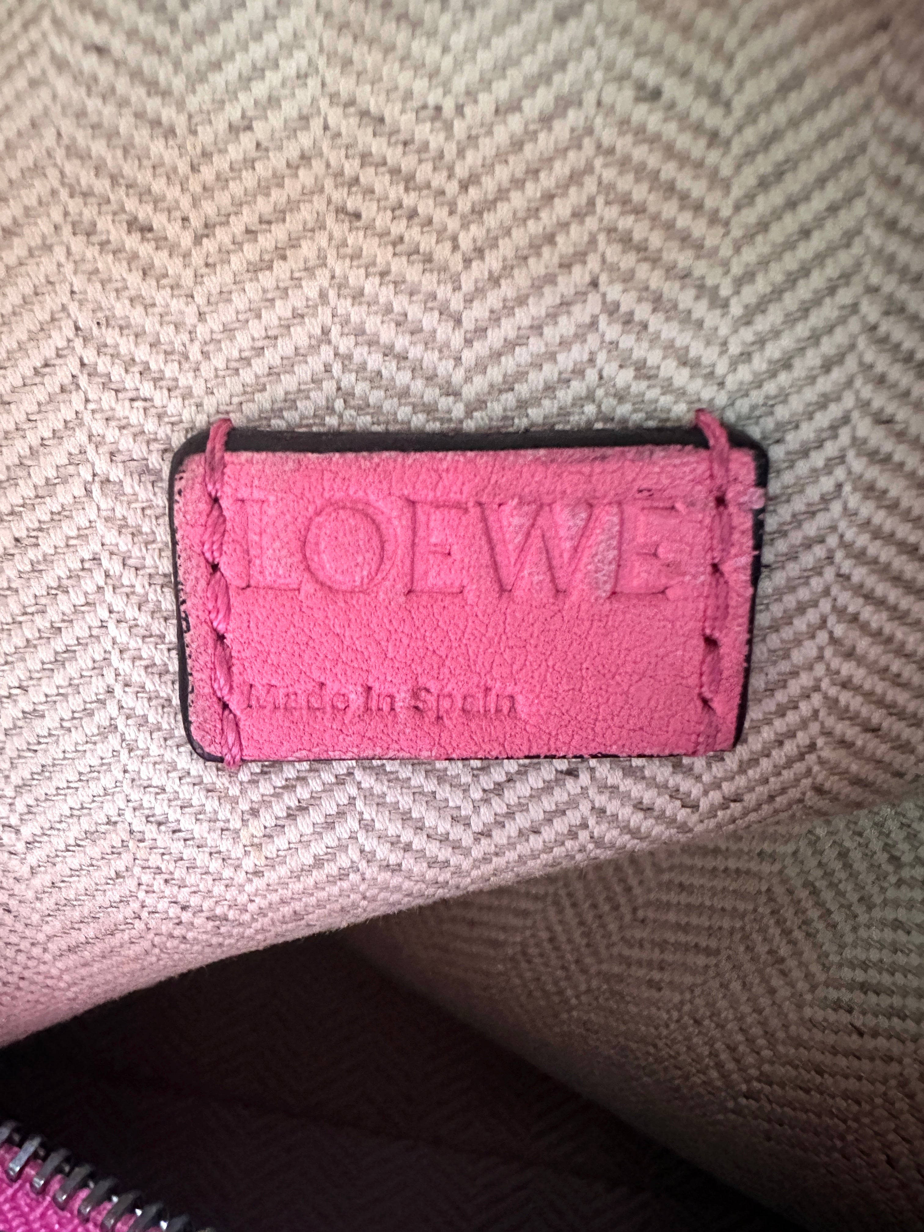 Loewe Mini Puzzel Bag Pink LW31